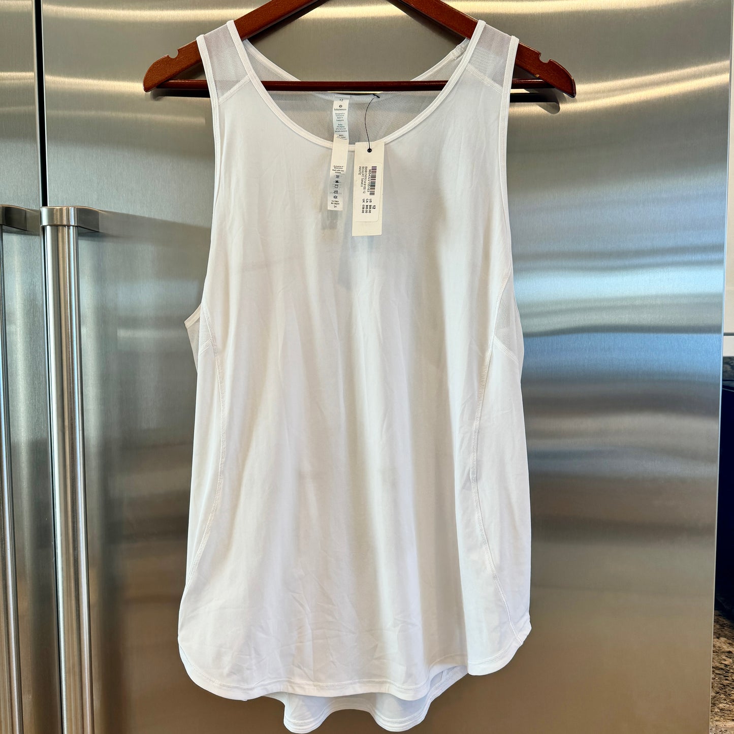 Lululemon Sculpt Tank Top II White Collab x Soul Cycle Discontinued Style