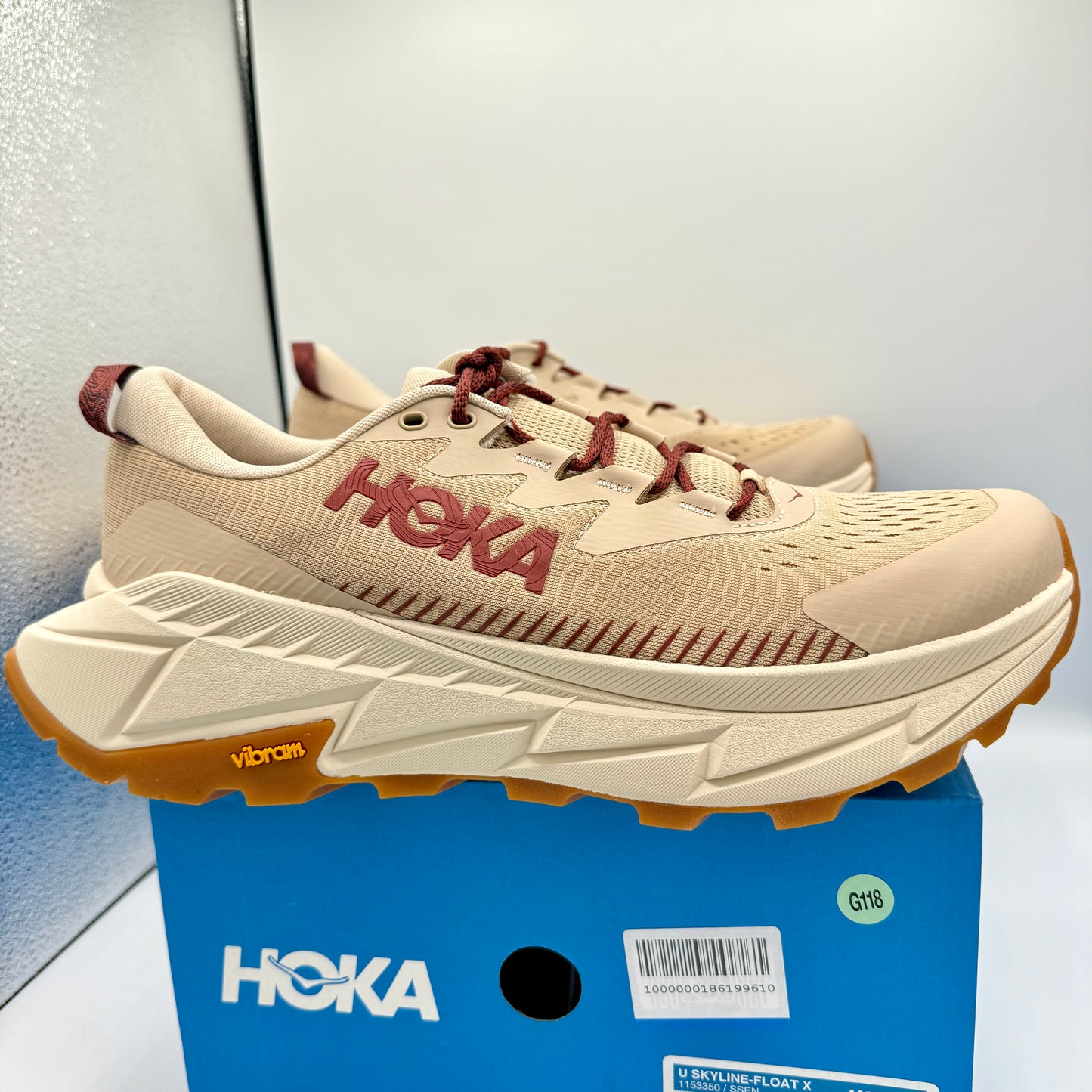 Hoka Skyline Float X Shifting Sands Beige Hiking shoes Unisex trail running