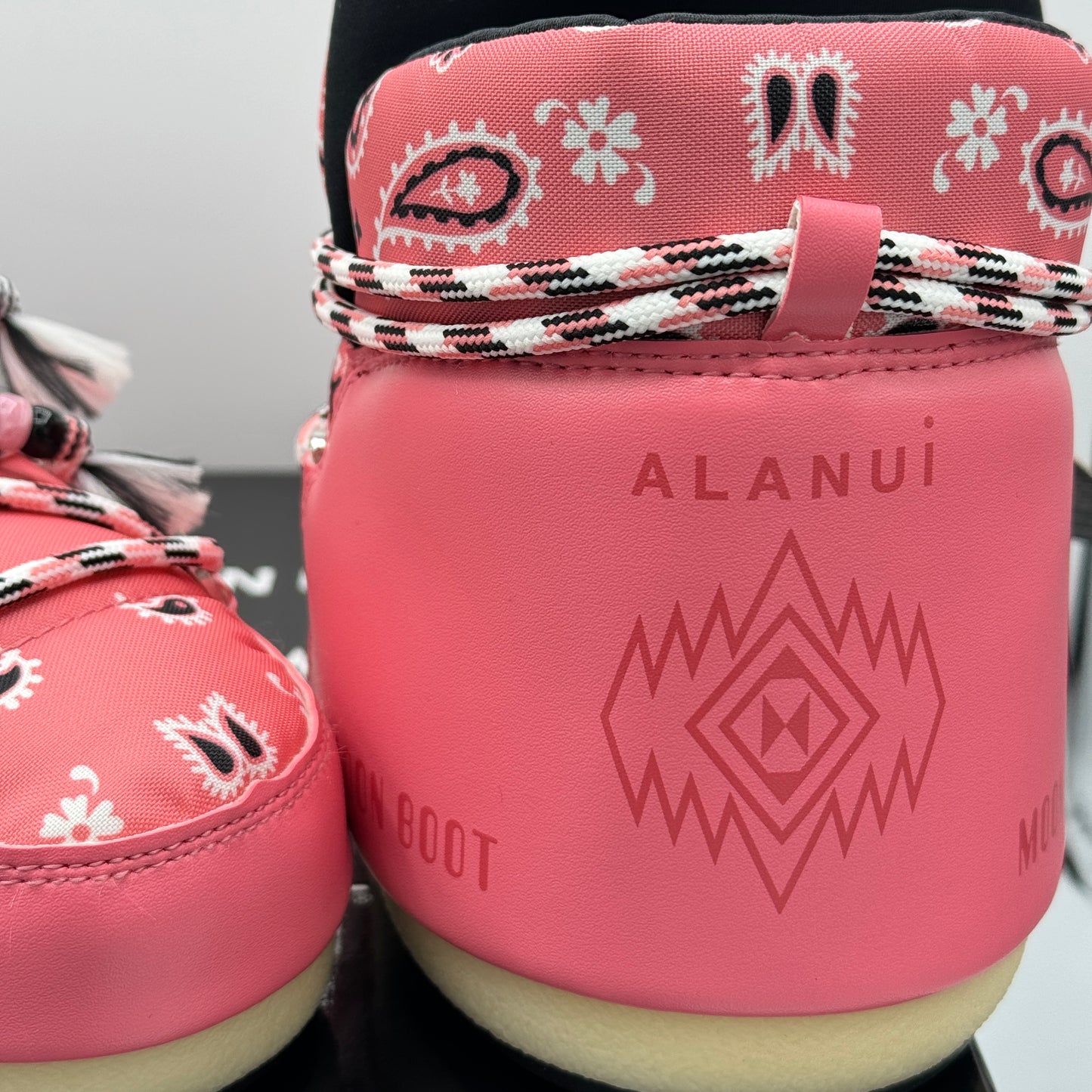 Moon Boot X ALANUI Pink Bandana Full Moon Low Pink Pumps Boots moonboots