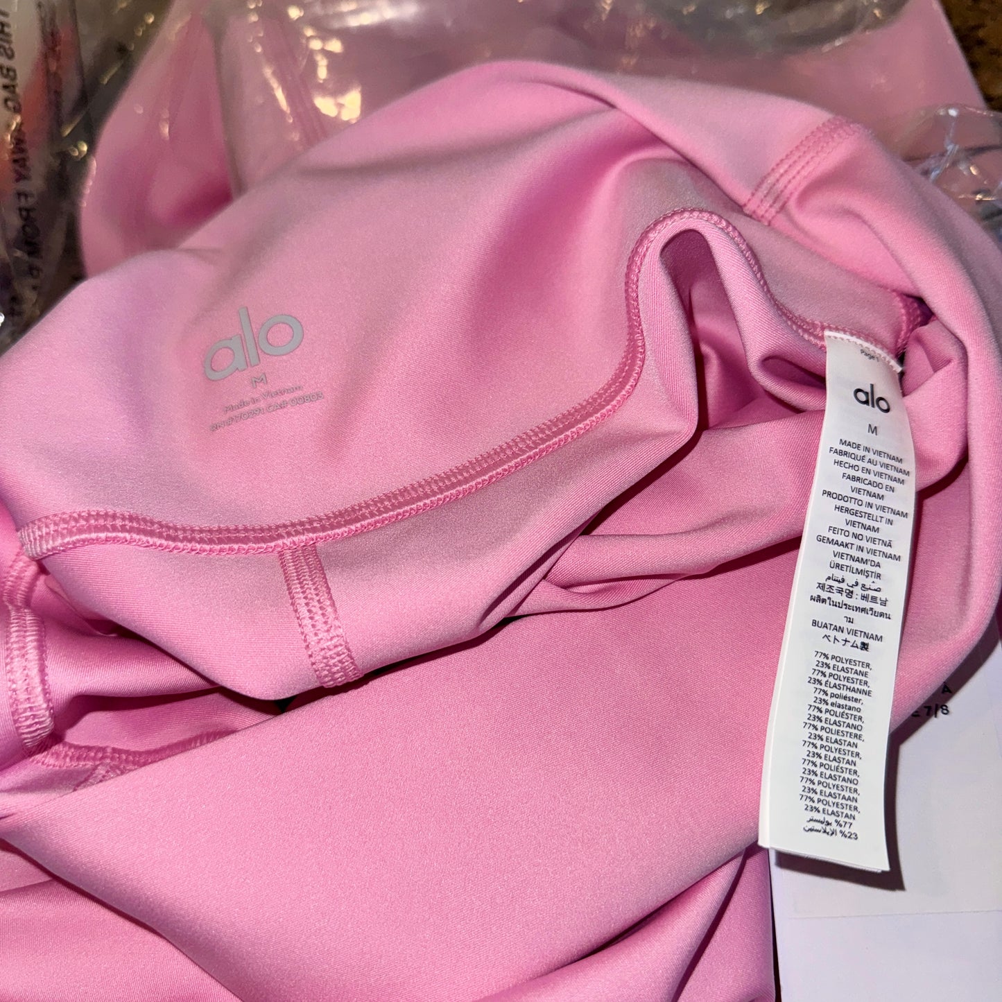 Alo 7/8 Airlift High Waist Legging - Sweet Pink