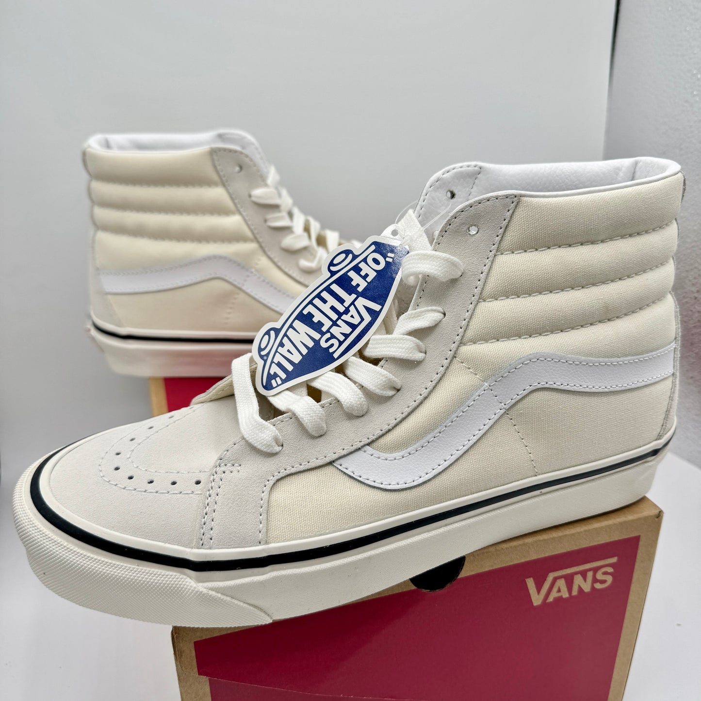 Vans Sk8 Hi 38 DX Cream OG White Anaheim Factory Edition UNISEX Brand New Sneakers