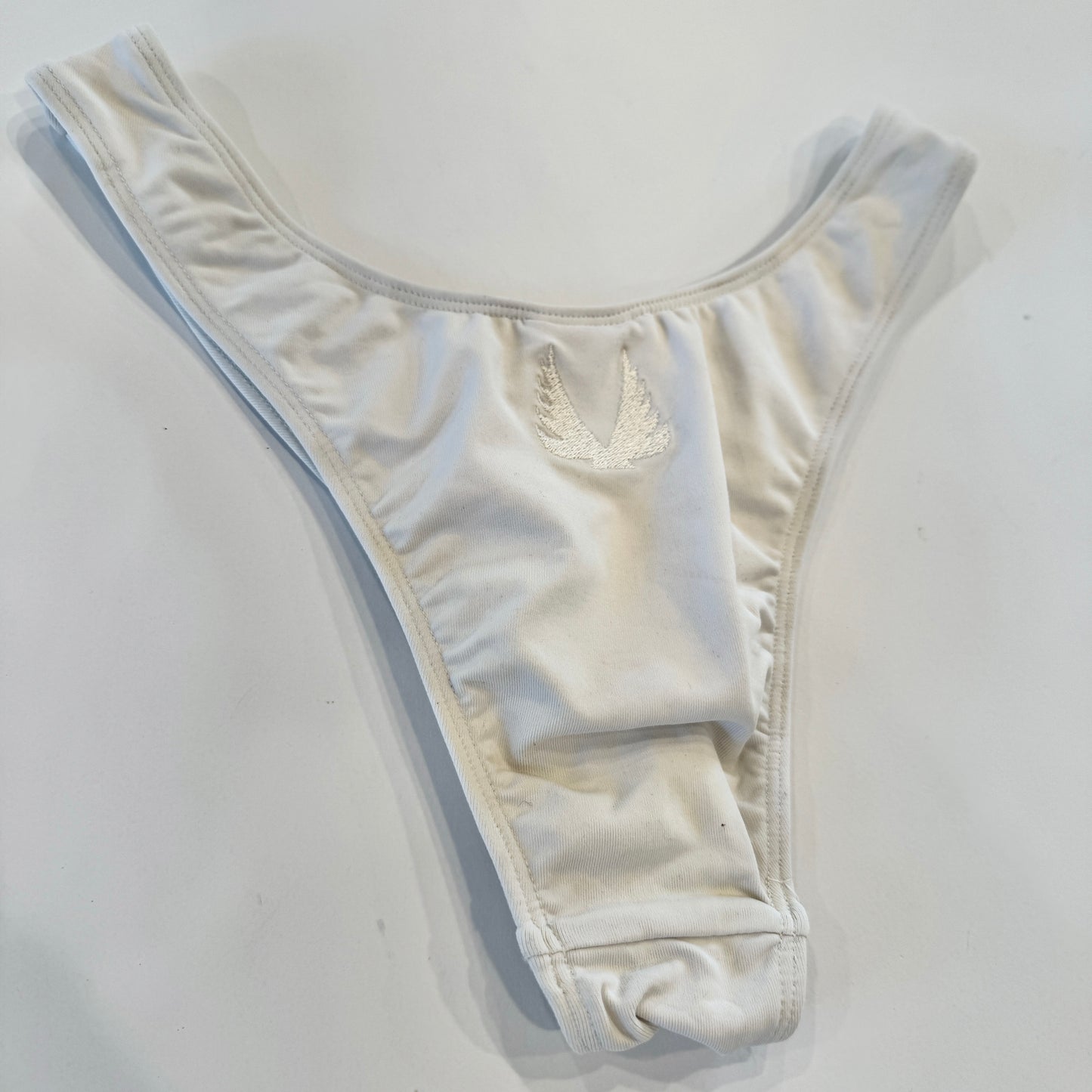 Minimale Animale Wall Street bikini brief swim bottom in sea salt white - Pre-Owned Worn Once