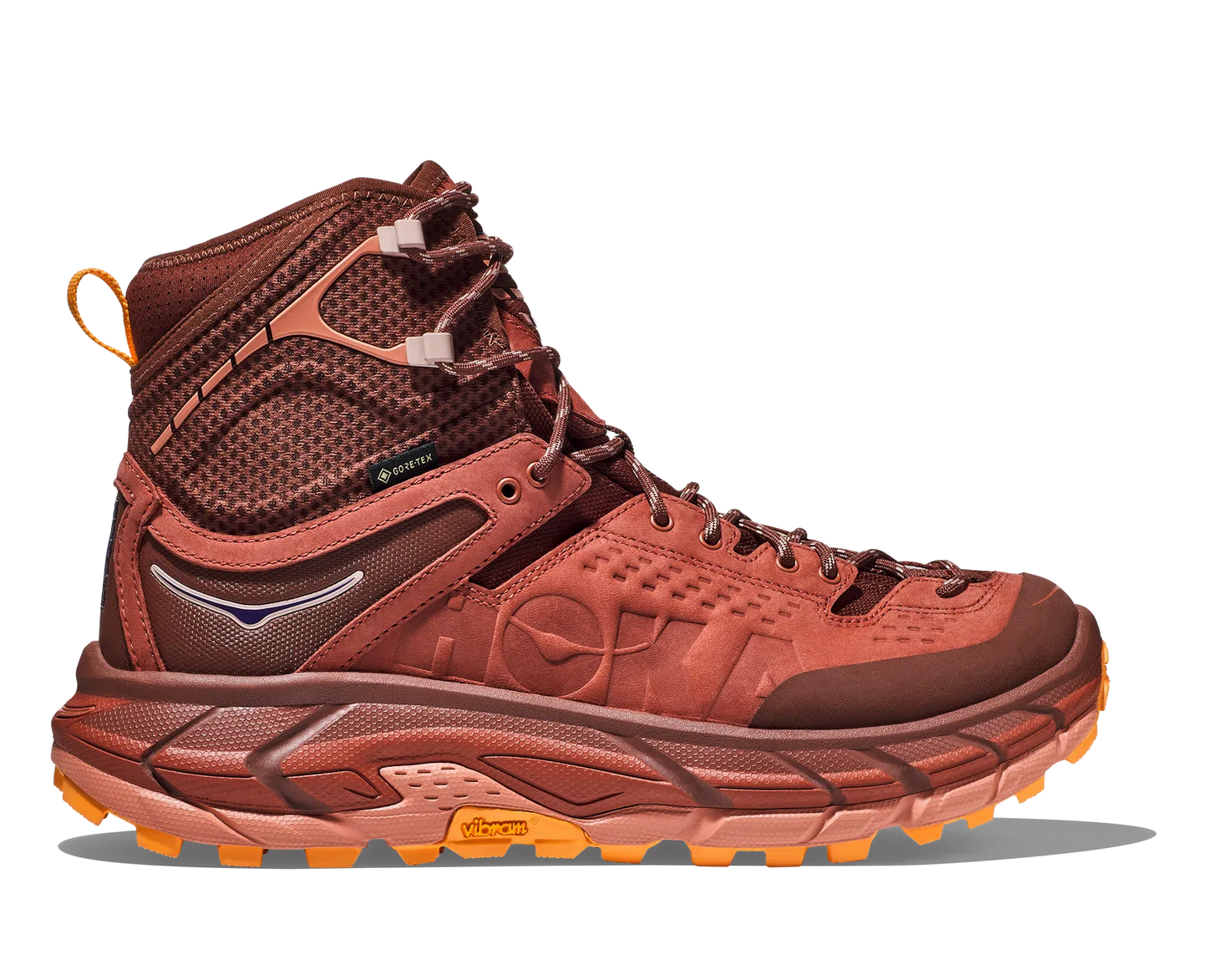 Hoka Tor Ultra Hi Hiker in Red Spice / Hot Sauce Hiking Boots Unisex