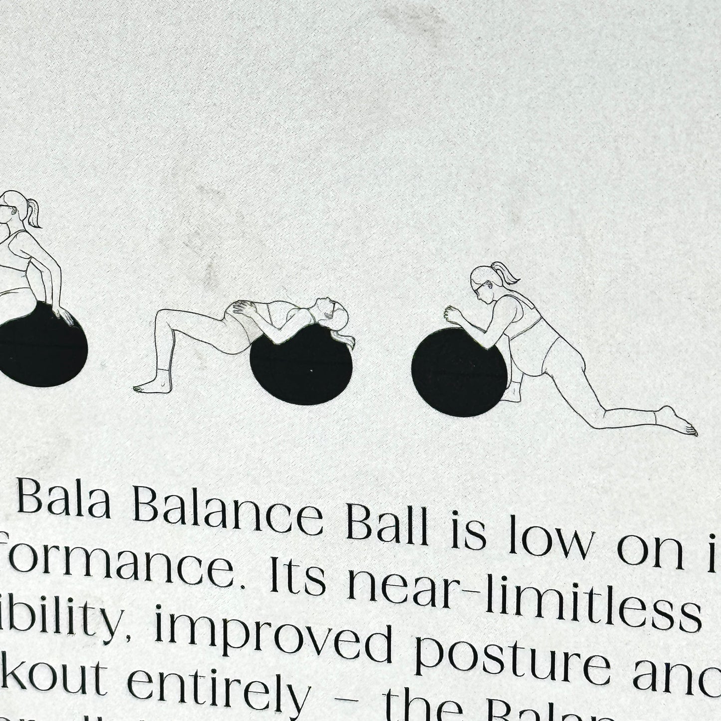 Bala Balance Ball in Charcoal Grey, Bala Mama