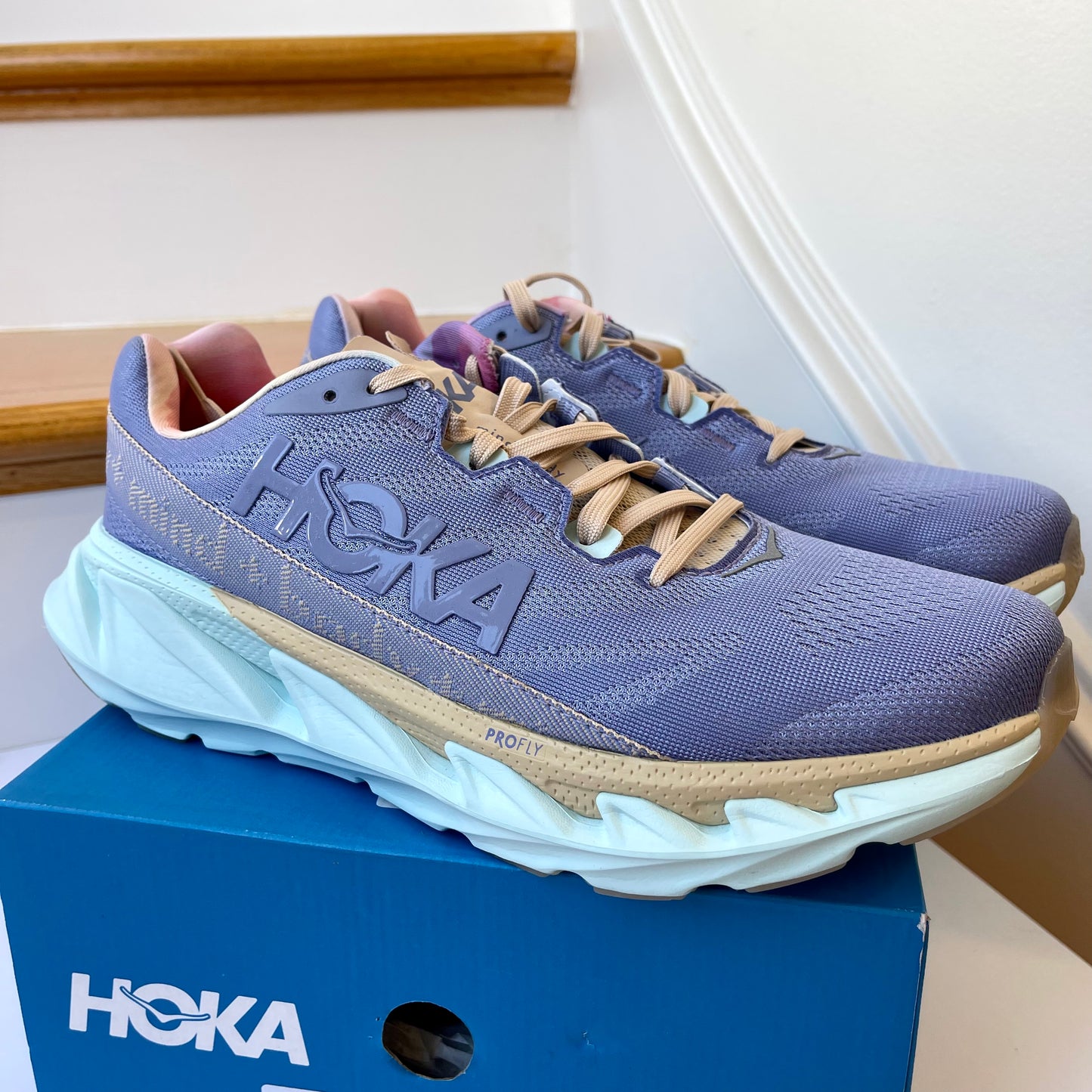 Hoka Elevon 2 Running Shoes Mental Health Sneakers Unisex Hoka One One Purple