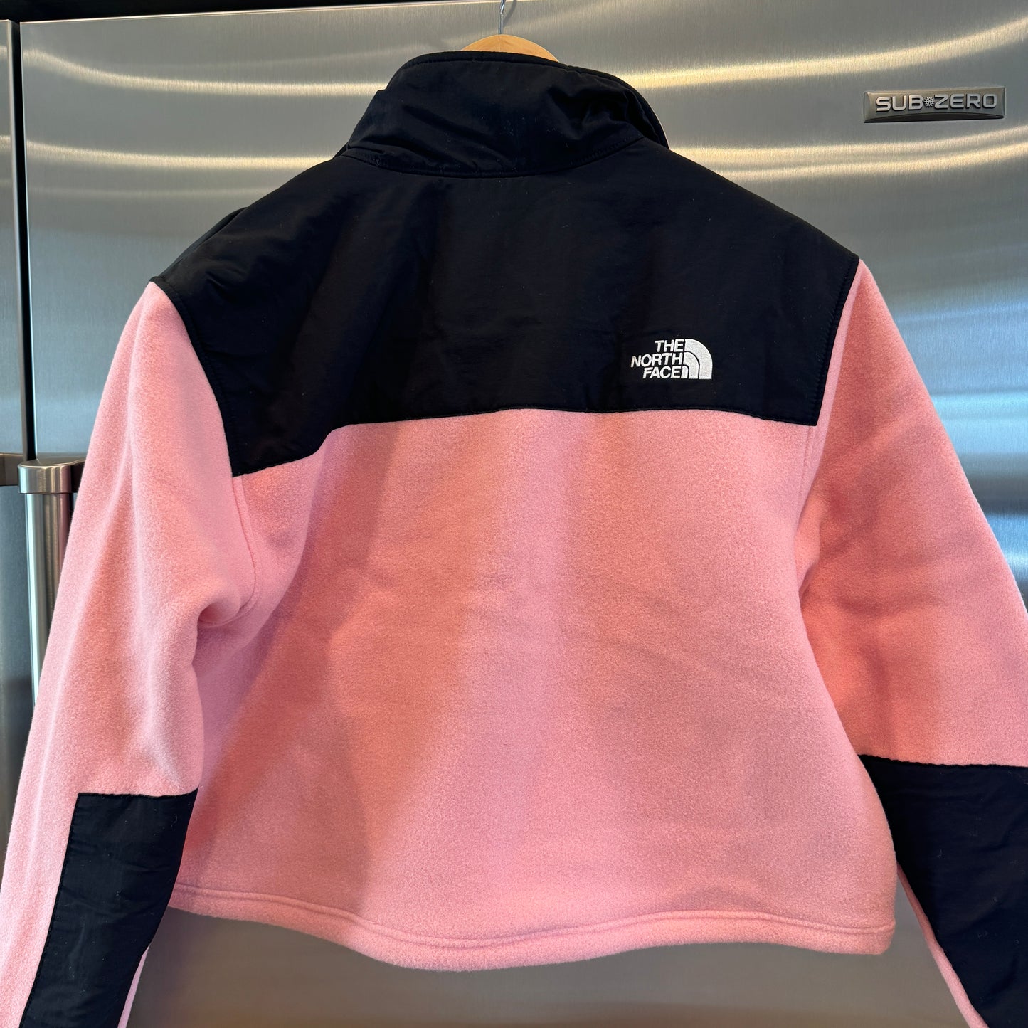 The North Face Denali Women’s Pink Cropped Jacket Pullover shady rose blush