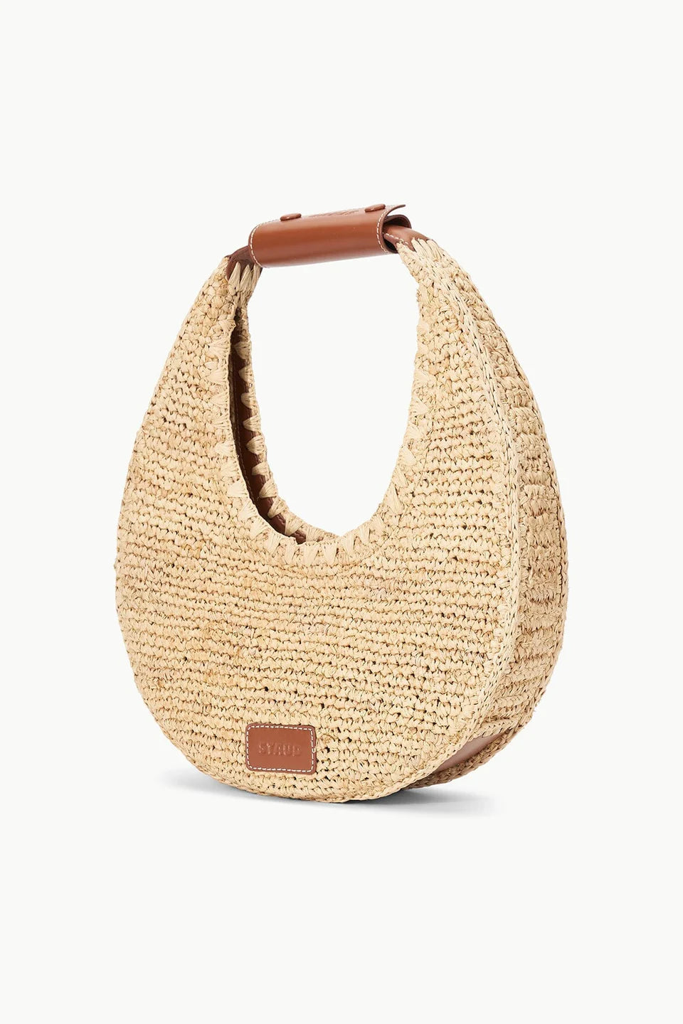 Staud Moon Bag - Natural Raffia