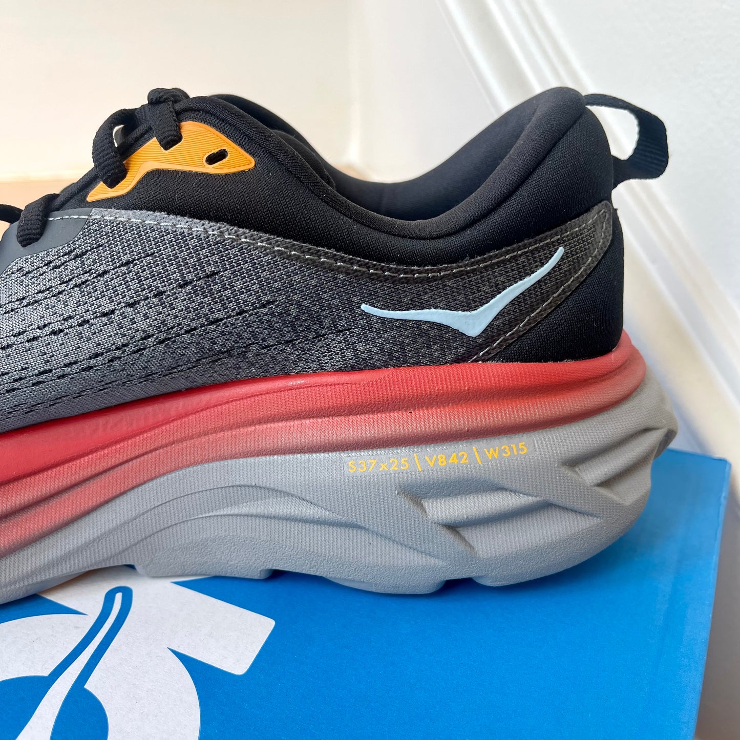 Hoka Bondi 8 Running Shoes Castlerock / Anthracite Grey Hoka One One