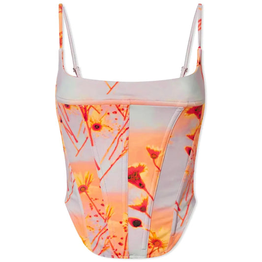 Miaou Venus Corset Top in Sunrise Ombre Multi V