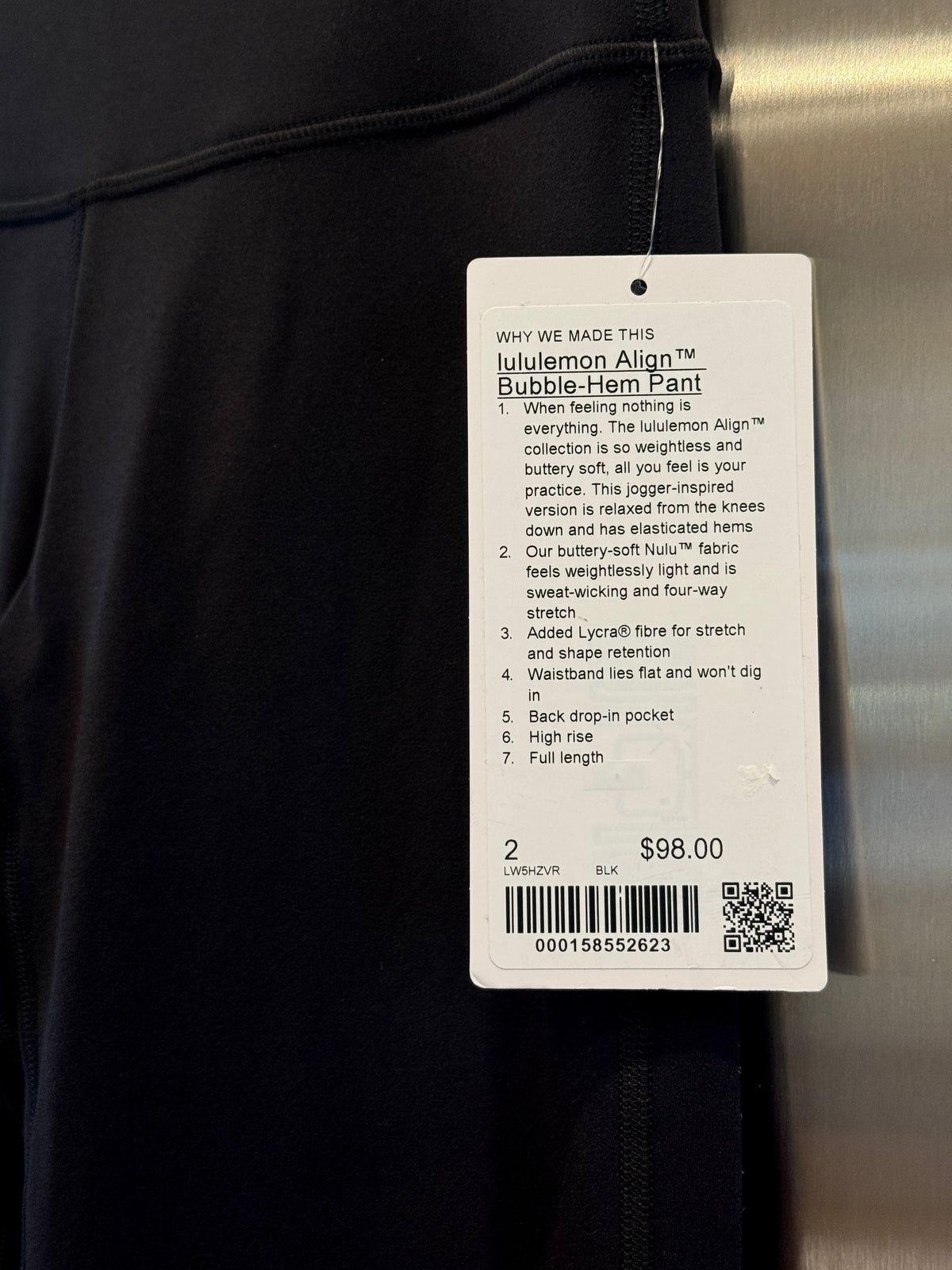 Lululemon Align Bubble Hem Pants / Women’s Joggers - Black