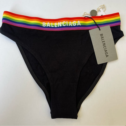 Balenciaga Women’s Pride Panty Brief Underwear - Black , slip sporty briefs