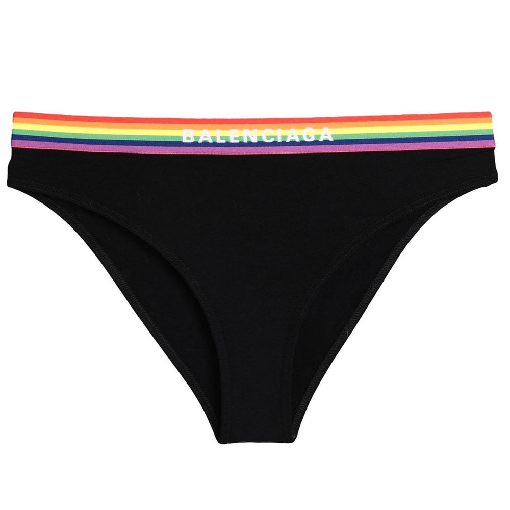 Balenciaga Women’s Pride Panty Brief Underwear - Black , slip sporty briefs