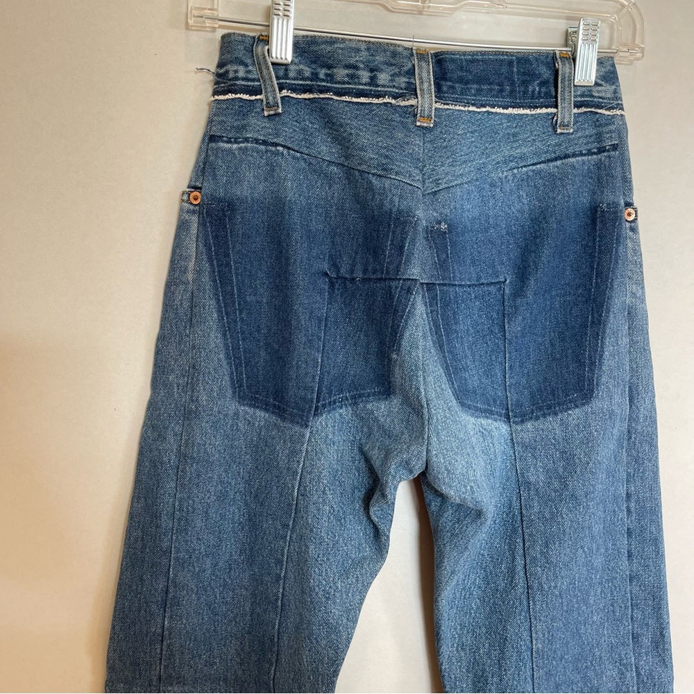 Vetements reconstructed denim pants Levi’s jeans denma size extra small womens