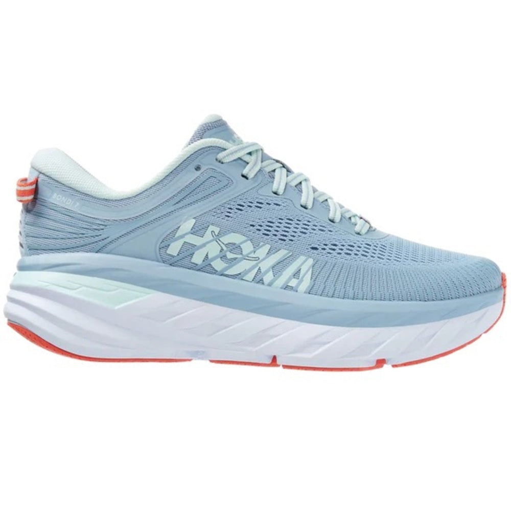 Hoka Bondi 7 Womens Light Blue brand new in box Hoka One One Running shoes