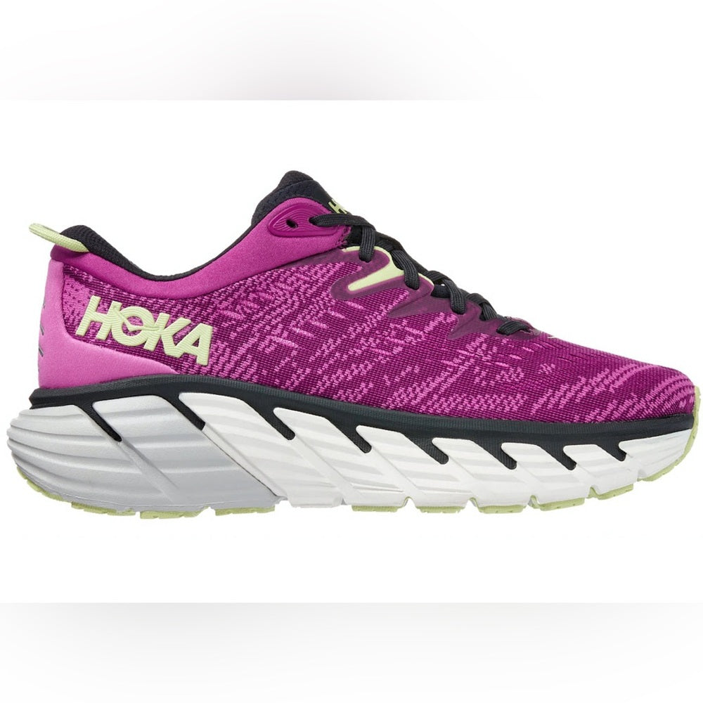 Hoka Gaviota 4 Running Shoes Festival Fuscia / Blue Graphite - Women's