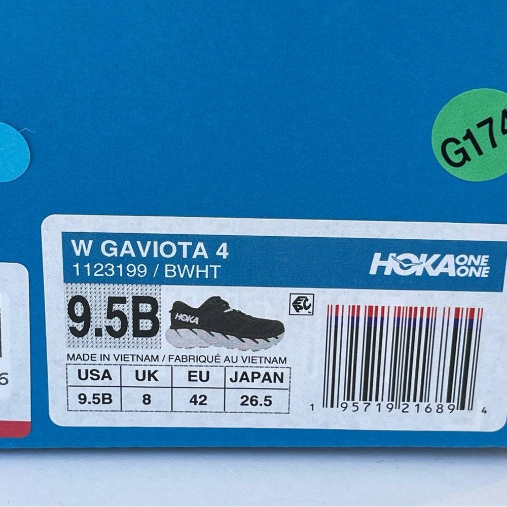 Hoka Gaviota 4 Women's Running Shoes black / white - cushioned