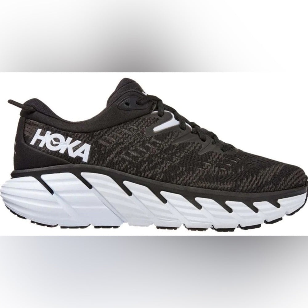 Hoka Gaviota 4 Women's Running Shoes black / white - cushioned