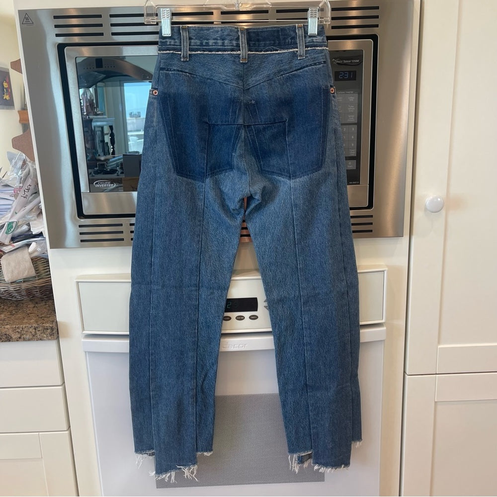 Vetements reconstructed denim pants Levi’s jeans denma size extra small womens