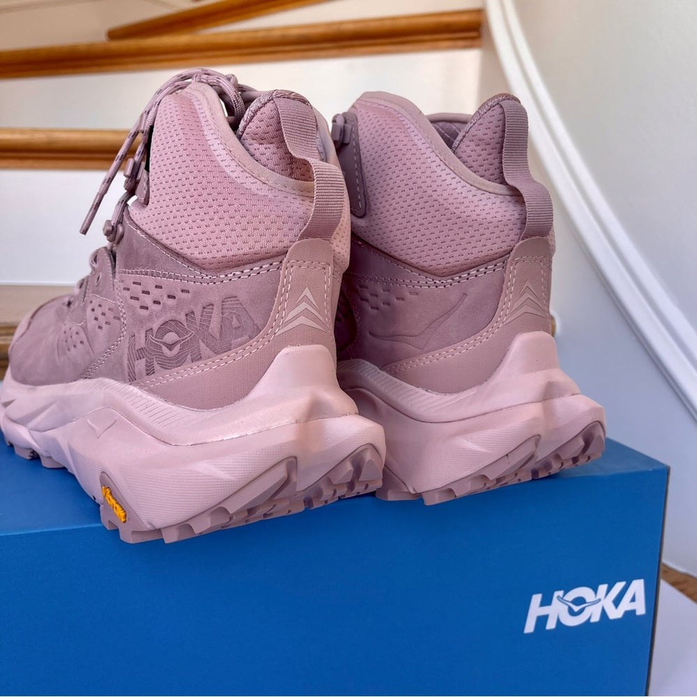 Hoka Kaha 2 GTX High Hiking Boots Waterproof Gore Tex PINK pale mauve UNISEX