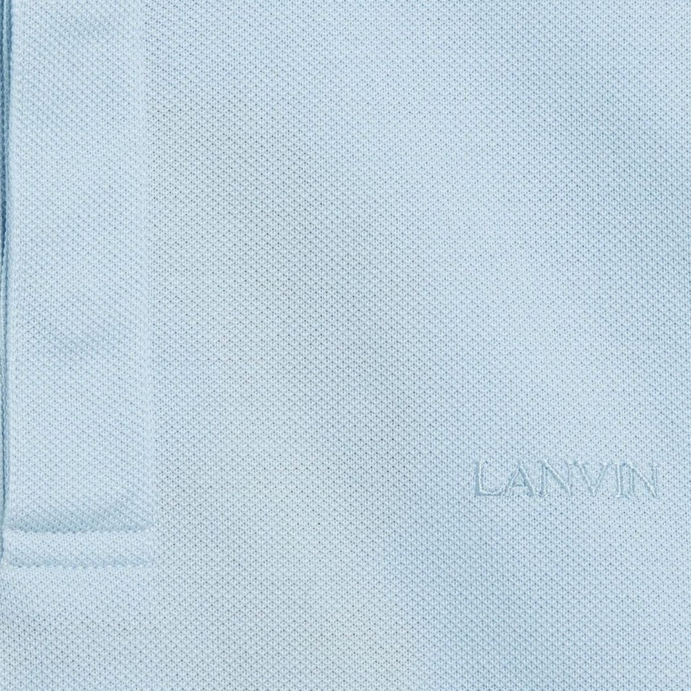 Lanvin x Gallery Department Embroidered Polo Shirt Light blue size XS