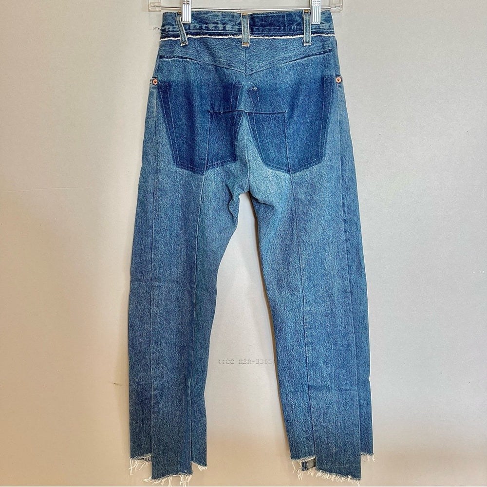 Vetements reconstructed denim pants Levi’s jeans denma size extra small womens