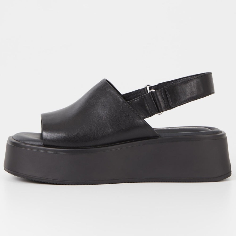 Vagabond Shoemakers Courtney Leather Platform Sandals Black