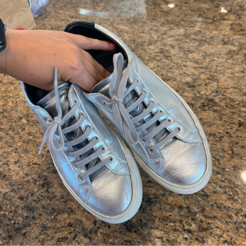Common Projects Pre-Owned Achilles Silver woman’s sneakers