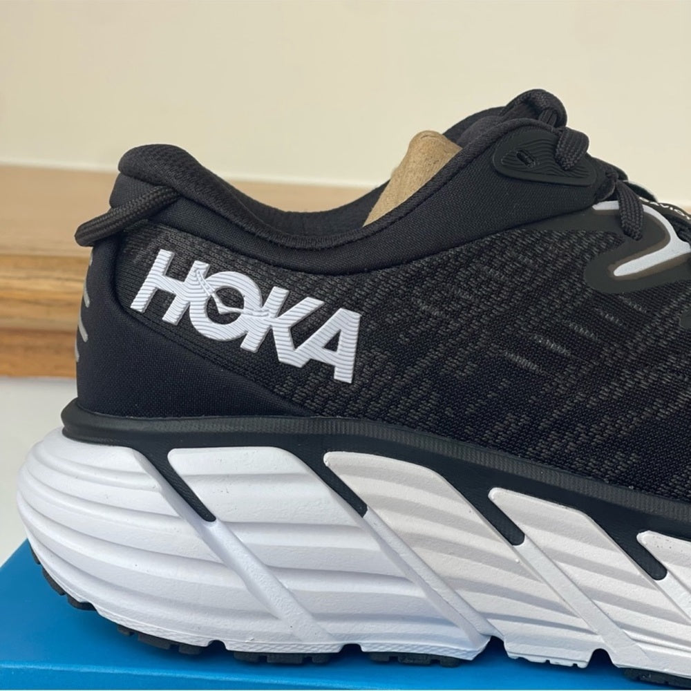 Hoka Gaviota 4 Women's Running Shoes black / white - cushioned